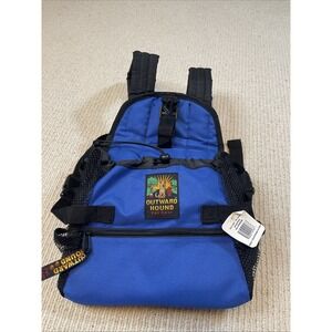 Outward Hound Pet-A-Roo Dog Front Carrier Size SMALL Blue Soft Carrier NEW